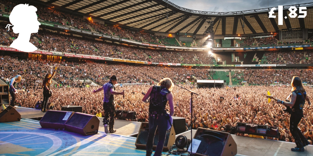 rolling stones stadium stamp