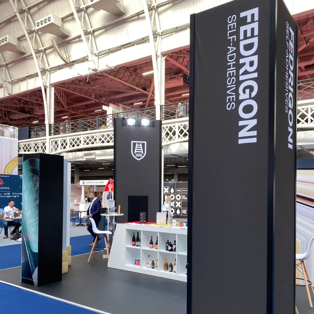Fedrigoni’s new stand design for London Packaging Week