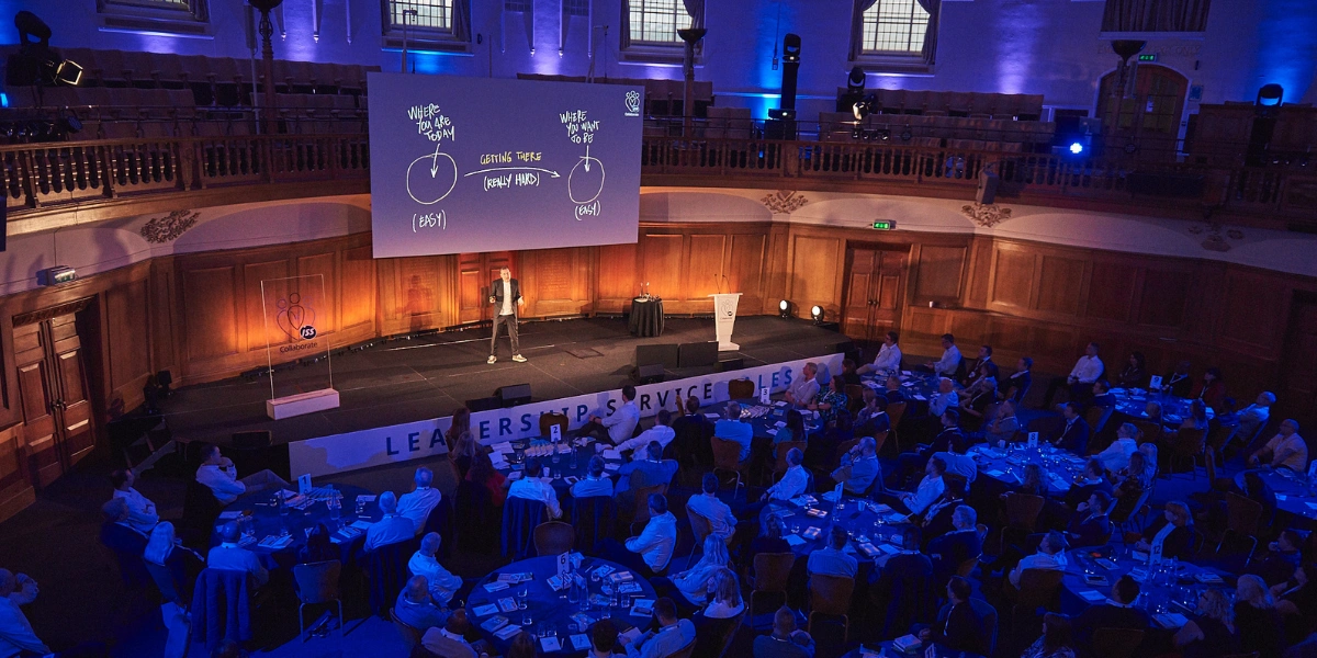 ISS conference crowd