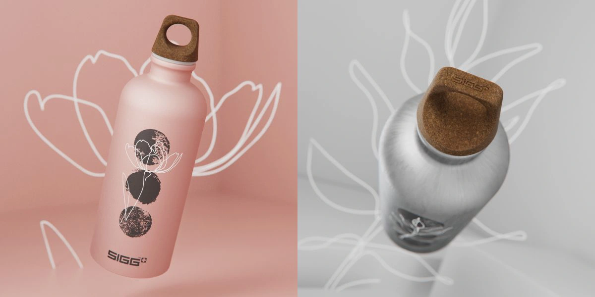 Two Sigg bottles