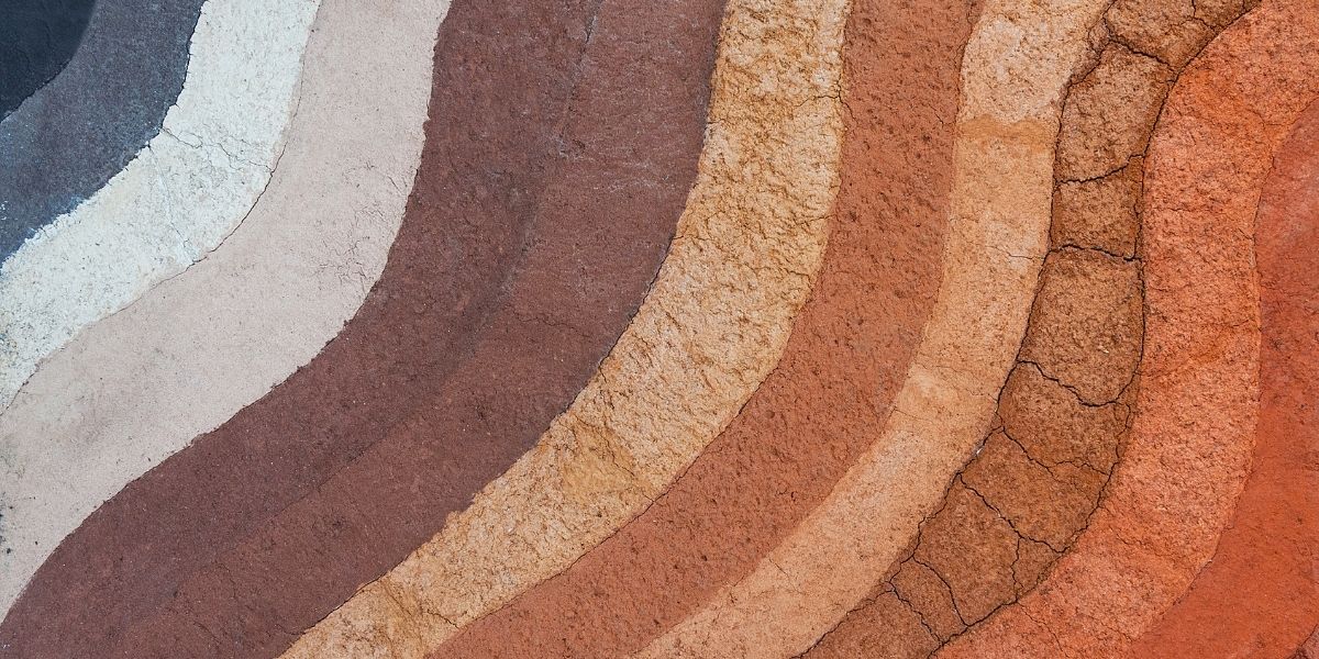 Different shades of soil