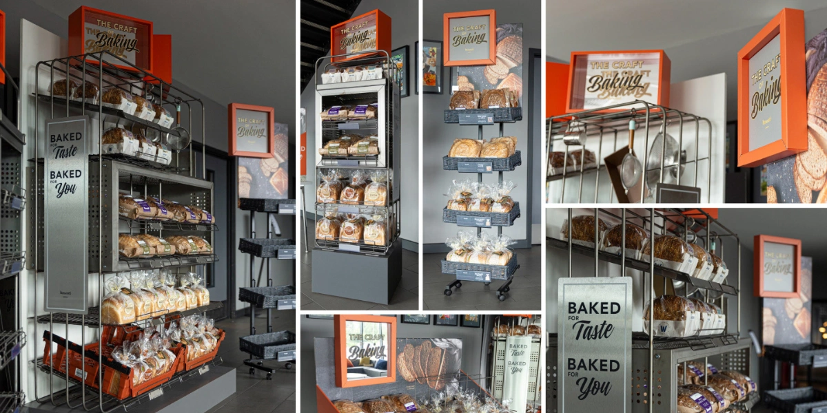 Warburtons retail displays