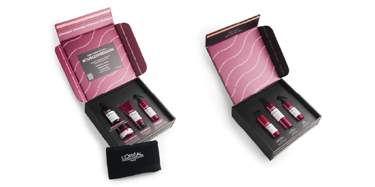 L’Oréal Professionnel curl products influencer box