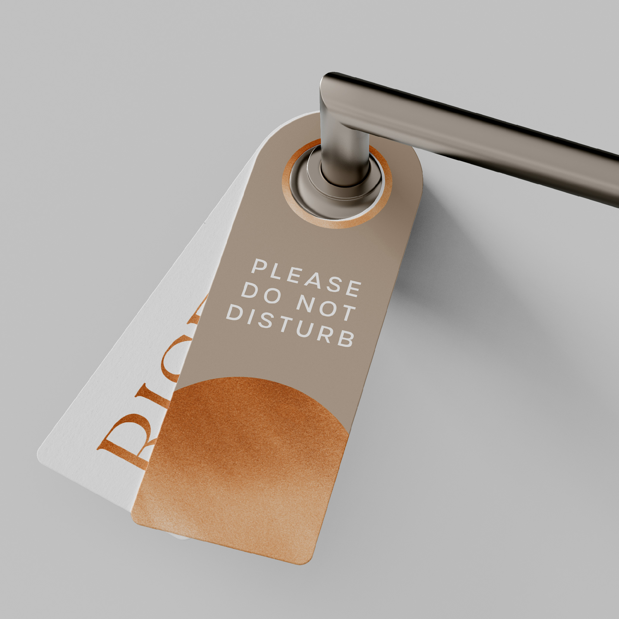Do not disturb hotel door hanger