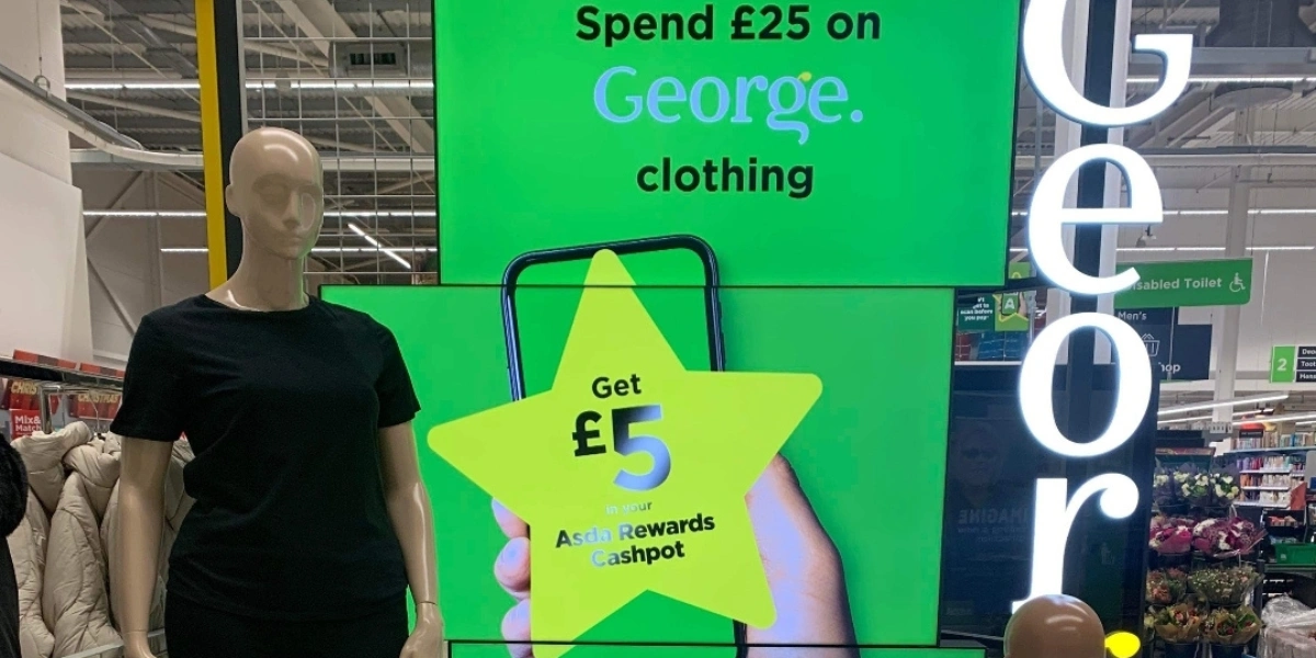 ASDA George digital screen