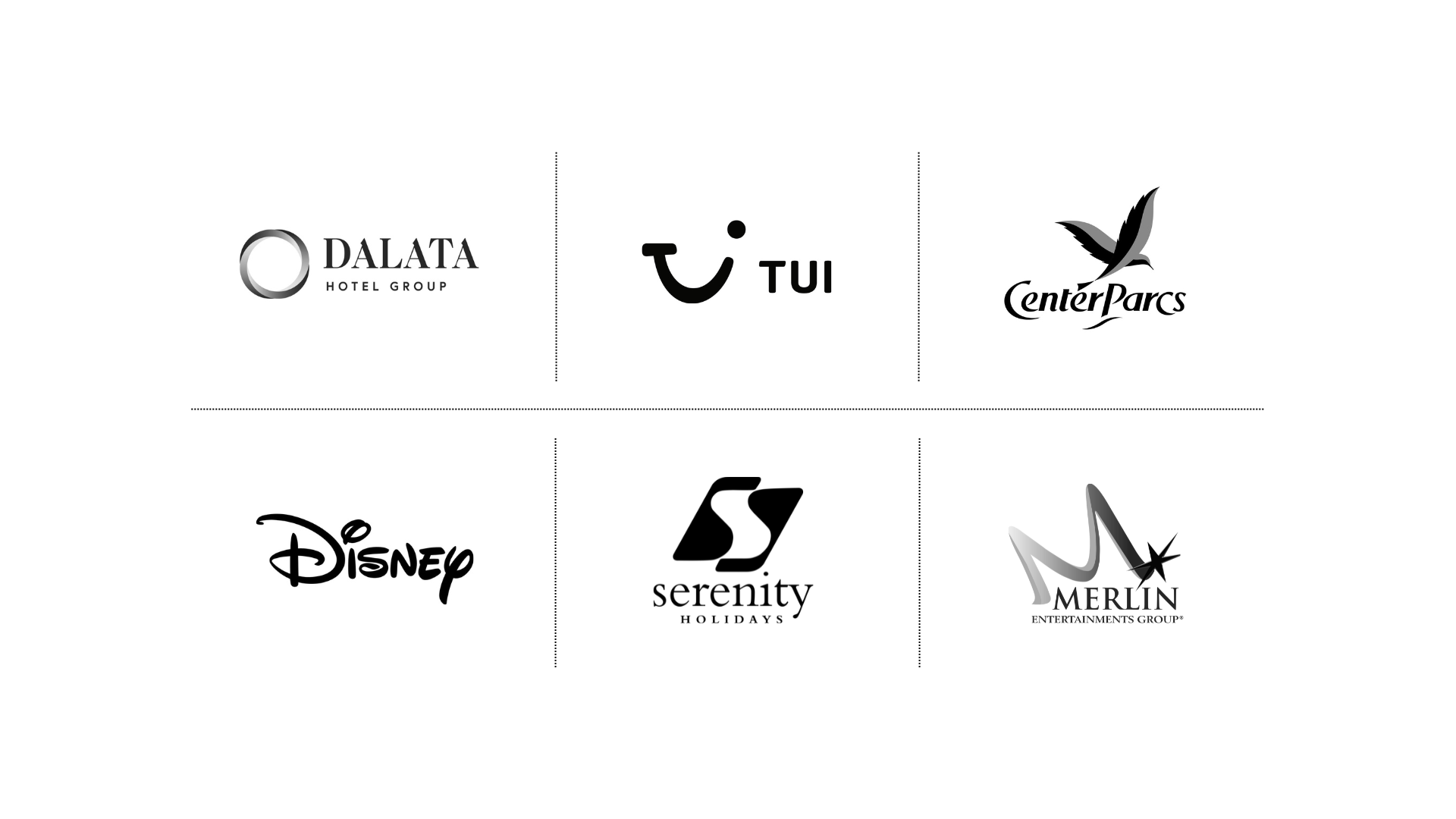 Six logos of leading leisure organisations
